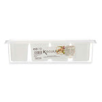 Kühlschrank Organizer Kinvara 02 1066 Weiß Durchsichtig 37,5 x 9 x 14,3 cm
