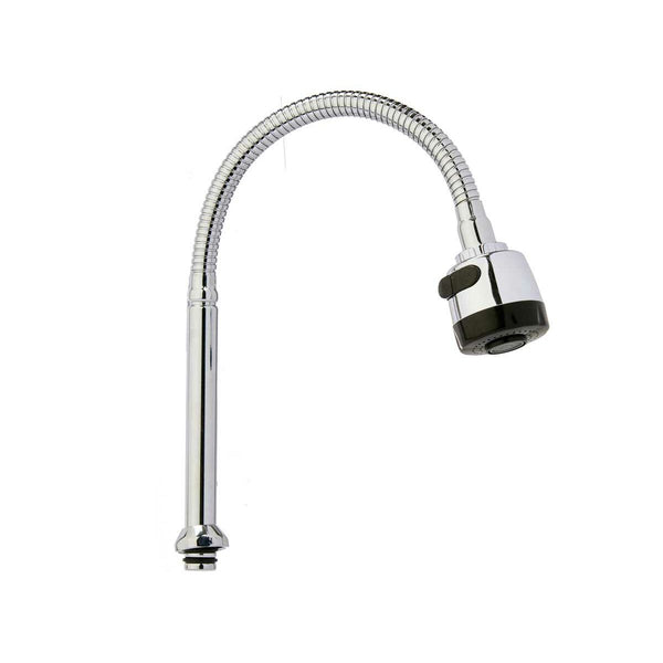 Kitchen Tap Kinvara Schwarz Silberfarben Gummi Metall Kunststoff Ausziehbar Multifunktion (12 Stück)