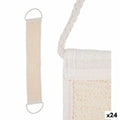 Körperschwamm Berilo B7081-16 Weiß Beige 20 x 2,5 x 9,5 cm Mit Griffen (24 Stück)