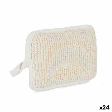 Körperschwamm Berilo B7081-6 Weiß Beige 11 x 16,5 x 2 cm (24 Stück)