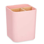 Zahnbürstenhalter Berilo B9041-PINK Rosa Bambus Polypropylen 9 x 11 x 9 cm (6 Stück)