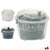 Salatschleuder Kinvara Weiß Schwarz Grau Durchsichtig 4.4 L 26 x 18 x 25 cm 25 x 17,3 x 25 cm (6 Stück)