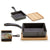 Pfanne für Finger-Food Kinvara Braun Grau Holz 23,7 x 6,3 x 14 cm 14 x 6,3 x 23,7 cm Pfanne (12 Stück)