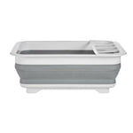 Faltbare Abtropfvorrichtung für die Küche Kinvara Weiß Grau Polypropylen TPR 37,9 x 29,3 x 12 cm 38 x 5,4 x 29 cm 29,3 x 5,4 x 3