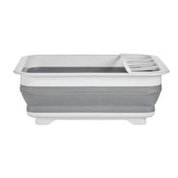 Faltbare Abtropfvorrichtung für die Küche Kinvara Weiß Grau Polypropylen TPR 37,9 x 29,3 x 12 cm 38 x 5,4 x 29 cm 29,3 x 5,4 x 3