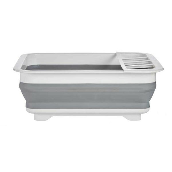 Faltbare Abtropfvorrichtung für die Küche Kinvara Weiß Grau Polypropylen TPR 37,9 x 29,3 x 12 cm 38 x 5,4 x 29 cm 29,3 x 5,4 x 3