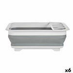 Faltbare Abtropfvorrichtung für die Küche Kinvara Weiß Grau Polypropylen TPR 37,9 x 29,3 x 12 cm 38 x 5,4 x 29 cm 29,3 x 5,4 x 3