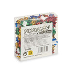 Schlingen Pincello PVC 2,3 cm 12 x 12 x 4 cm Mattierend Bunt (12 Stück)