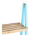 Badezimmerregal Berilo WR5504-4-428 Blau natürlich 40 x 109,3 x 30 cm