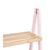 Badezimmerregal Berilo WR5504-3-434 Rosa natürlich 40,3 x 81,5 x 30 cm