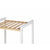 Badezimmerregal Berilo WR5503-4-460 Weiß natürlich 35 x 30 x 100 cm