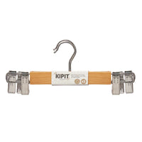 Aufhänger-Set Kipit 29100196 Braun Silberfarben Holz Metall 28,5 x 2,5 x 11,5 cm Klammern (24 Stück)