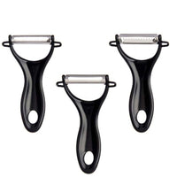 Obst- und Gemüseschäler Kinvara Schwarz Edelstahl Polypropylen 9 x 20 x 3,5 cm 10,2 x 20 x 3,5 cm Satz (12 Stück)