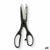 Kräuterschere Kinvara Schwarz Silberfarben Edelstahl 7,5 x 21 x 1 cm (12 Stück)