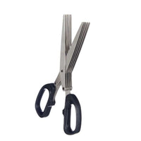 Kräuterschere Kinvara Schwarz Silberfarben Metall ABS 7 x 18,5 x 1,7 cm (12 Stück)