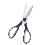 Schere Kinvara KT156088 Schwarz Silberfarben Edelstahl 8,5 x 21 x 1,5 cm (12 Stück)