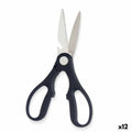 Kräuterschere Kinvara Schwarz Silberfarben Edelstahl 8,3 x 19,5 x 1,3 cm (12 Stück)