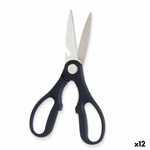 Kräuterschere Kinvara Schwarz Silberfarben Edelstahl 8,3 x 19,5 x 1,3 cm (12 Stück)