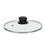 Topfdeckel Kinvara Durchsichtig Silberfarben Silber Metall Glas Edelstahl Kristall Stahl 20 cm 20,5 x 5 x 20,5 cm 20,5 x 6 x 20,