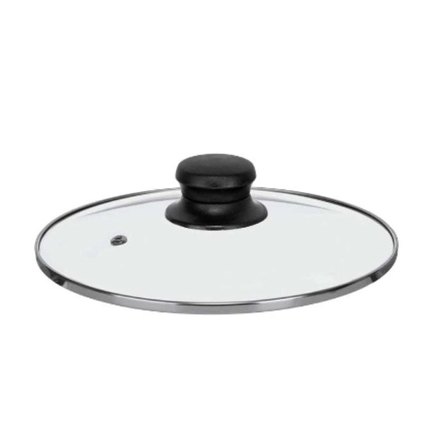 Topfdeckel Kinvara Durchsichtig Silberfarben Silber Metall Glas Edelstahl Kristall Stahl 20 cm 20,5 x 5 x 20,5 cm 20,5 x 6 x 20,