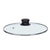 Topfdeckel Kinvara Durchsichtig Silberfarben Silber Metall Glas Edelstahl Kristall Stahl 22 cm 22,5 x 6 x 22,5 cm 22,5 x 5 x 22,