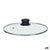 Topfdeckel Kinvara Durchsichtig Silberfarben Silber Metall Glas Edelstahl Kristall Stahl 22 cm 22,5 x 6 x 22,5 cm 22,5 x 5 x 22,