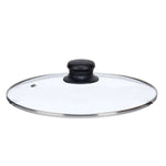 Topfdeckel Kinvara Durchsichtig Silberfarben Silber Metall Glas Edelstahl Kristall Stahl 24 cm 24,5 x 6,5 x 24,5 cm 24,5 x 5 x 2