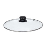 Topfdeckel Kinvara Durchsichtig Silberfarben Silber Metall Glas Edelstahl Kristall Stahl 26 cm 26,5 x 5 x 26,5 cm (12 Stück)