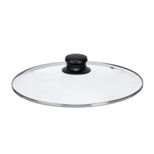 Topfdeckel Kinvara Durchsichtig Silberfarben Silber Metall Glas Edelstahl Kristall Stahl 26 cm 26,5 x 5 x 26,5 cm (12 Stück)