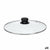 Topfdeckel Kinvara Durchsichtig Silberfarben Silber Metall Glas Edelstahl Kristall Stahl 26 cm 26,5 x 5 x 26,5 cm (12 Stück)