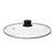 Topfdeckel Kinvara Durchsichtig Silberfarben Silber Metall Glas Edelstahl Kristall Stahl 28 cm 28,5 x 5,5 x 28,5 cm 28,5 x 6 x 2