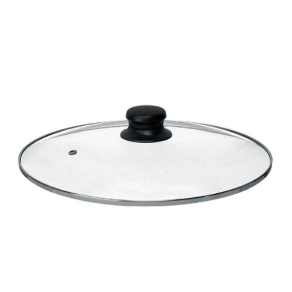 Topfdeckel Kinvara Durchsichtig Silberfarben Silber Metall Glas Edelstahl Kristall Stahl 28 cm 28,5 x 5,5 x 28,5 cm 28,5 x 6 x 2