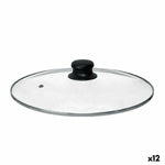 Topfdeckel Kinvara Durchsichtig Silberfarben Silber Metall Glas Edelstahl Kristall Stahl 28 cm 28,5 x 5,5 x 28,5 cm 28,5 x 6 x 2