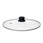 Topfdeckel Kinvara Durchsichtig Silberfarben Silber Metall Glas Edelstahl Kristall Stahl 30 cm 30,5 x 6 x 30,5 cm (12 Stück)
