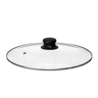 Topfdeckel Kinvara Durchsichtig Silberfarben Silber Metall Glas Edelstahl Kristall Stahl 30 cm 30,5 x 6 x 30,5 cm (12 Stück)