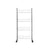 Gemüsewagen Kinvara Silberfarben Silber Metall Polypropylen Kunststoff 37 x 27 x 82,5 cm 26,5 x 82 x 8,5 cm (4 Stück)