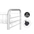 Gemüsewagen Kinvara Silberfarben Silber Metall Polypropylen Kunststoff 37 x 27 x 82,5 cm 26,5 x 82 x 8,5 cm (4 Stück)