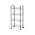 Gemüsewagen Kinvara Schwarz Metall Polypropylen Kunststoff 40,5 x 27 x 82,5 cm 26,5 x 82 x 8,5 cm (4 Stück)