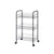 Gemüsewagen Kinvara Schwarz Metall Polypropylen Kunststoff 37 x 27 x 63 cm 26,5 x 56 x 8,5 cm (4 Stück)