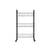 Gemüsewagen Kinvara Schwarz Metall Polypropylen Kunststoff 37 x 27 x 63 cm 26,5 x 56 x 8,5 cm (4 Stück)