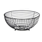 Obstschale Kinvara Schwarz Metall 28 x 12 x 28 cm (6 Stück)