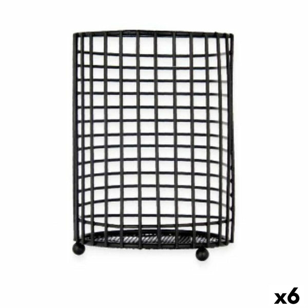 Gefäß für Küchenutensilien Kinvara Metall 11,3 x 16 x 11,3 cm (6 Stück)
