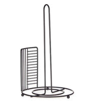 Küchenpapierrollenhalterung Kinvara Schwarz Metall 18,5 x 31,5 x 18,5 cm 18,5 x 32,4 x 18,5 cm (6 Stück)