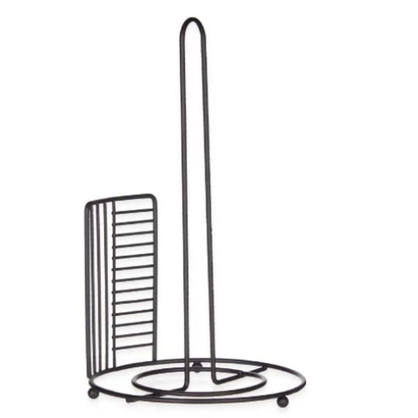 Küchenpapierrollenhalterung Kinvara Schwarz Metall 18,5 x 31,5 x 18,5 cm 18,5 x 32,4 x 18,5 cm (6 Stück)