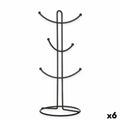 Becheraufhänger Kinvara Schwarz Metall 16 x 39 x 16 cm (6 Stück)
