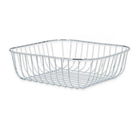 Obstschale Kinvara Silberfarben Silber Metall 30 x 9 x 30 cm (6 Stück)
