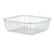 Obstschale Kinvara Silberfarben Silber Metall 30 x 9 x 30 cm (6 Stück)