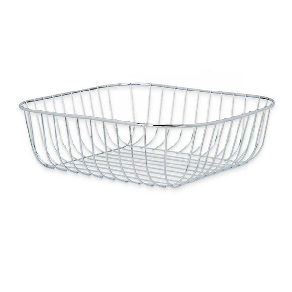 Obstschale Kinvara Silberfarben Silber Metall 30 x 9 x 30 cm (6 Stück)