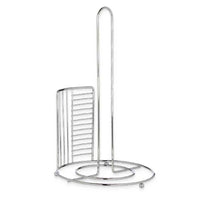 Küchenpapierrollenhalterung Kinvara Silberfarben Silber Metall 18,5 x 31,5 x 18,5 cm 18,5 x 32,4 x 18,5 cm (6 Stück)