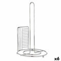 Küchenpapierrollenhalterung Kinvara Silberfarben Silber Metall 18,5 x 31,5 x 18,5 cm 18,5 x 32,4 x 18,5 cm (6 Stück)